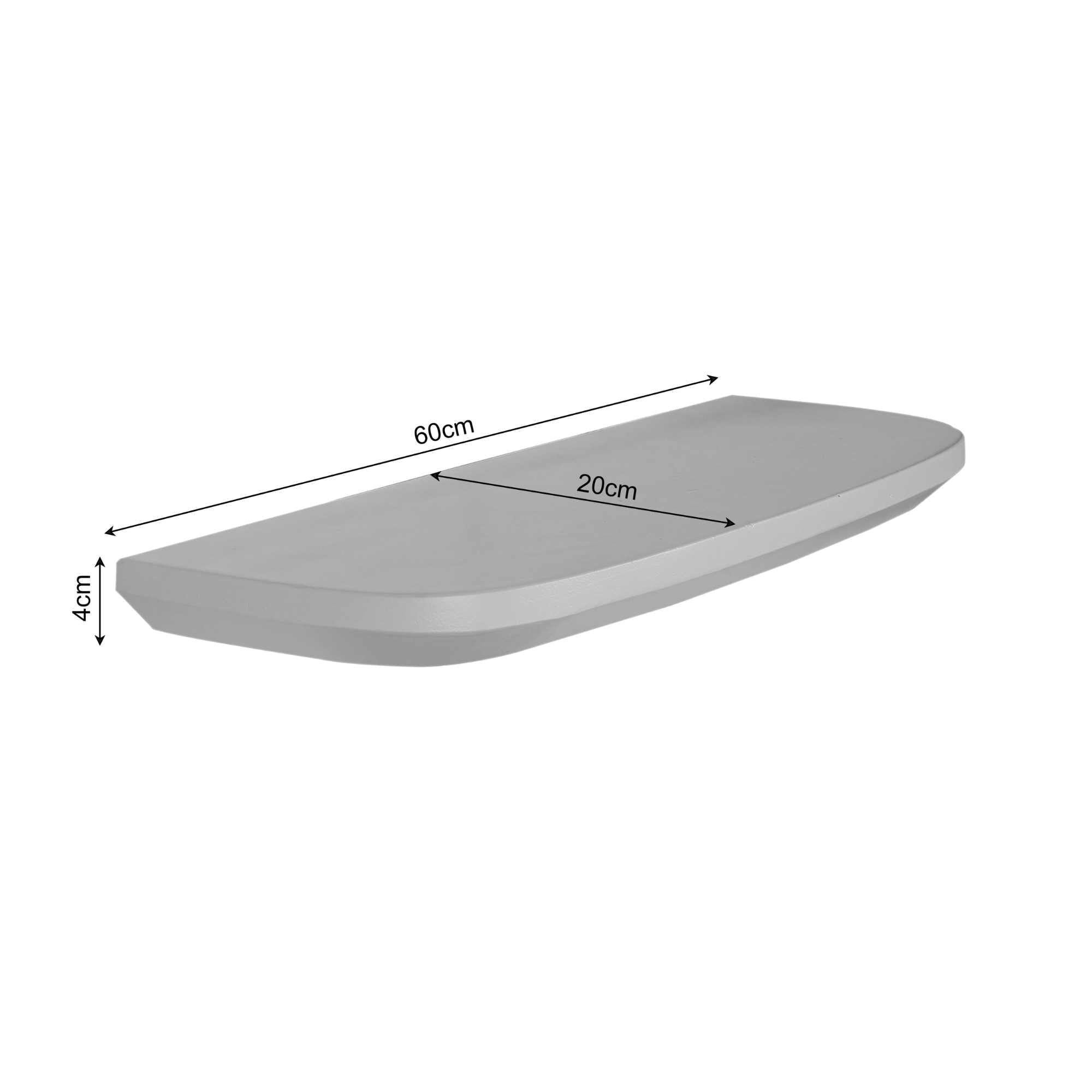 Wandplank Gusta Brown | 60 cm | Set van 3 - Industrieelinhuis.nl