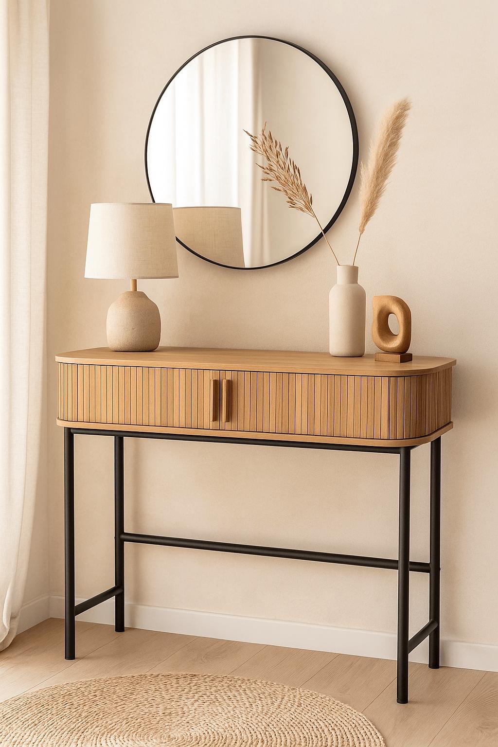 Sidetable Bali ronde vormen | 100x35x80,5cm - Industrieelinhuis.nl