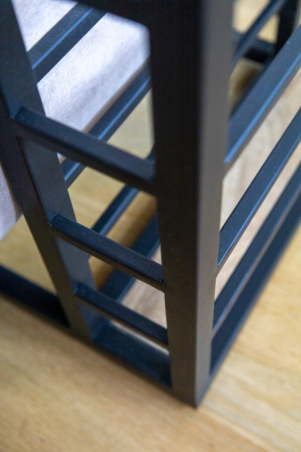 Bijzettafel voor over de bank | Mangohout en Staal | 30x38x65cm - Industrieelinhuis.nl