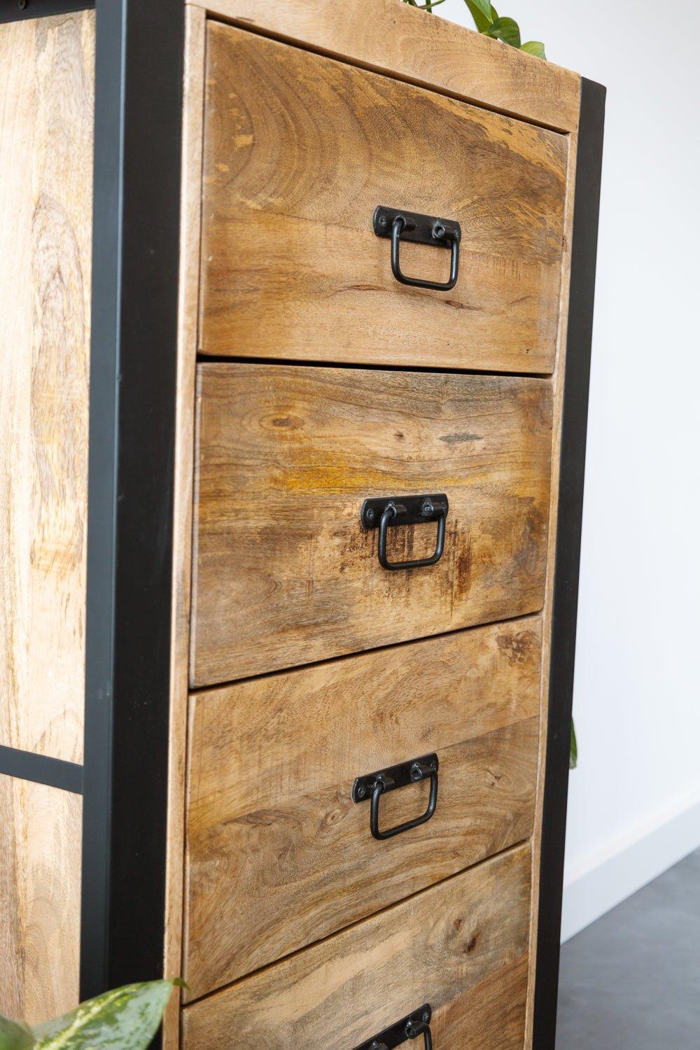 Ladekast Britt - Industrieelinhuis.nl