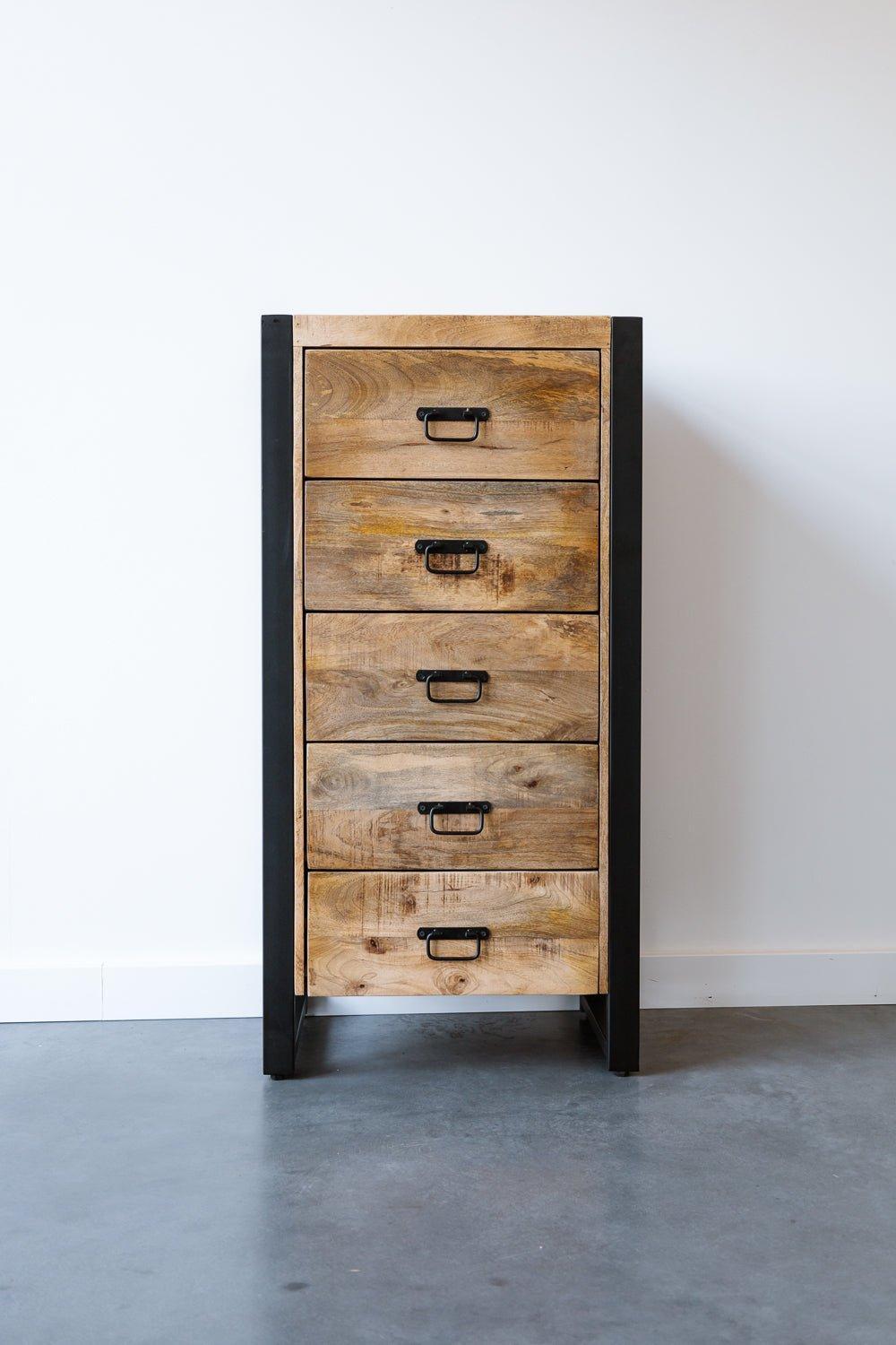 Ladekast Britt - Industrieelinhuis.nl