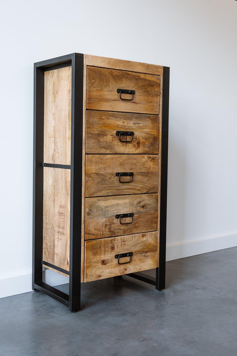 Ladekast Britt - Industrieelinhuis.nl