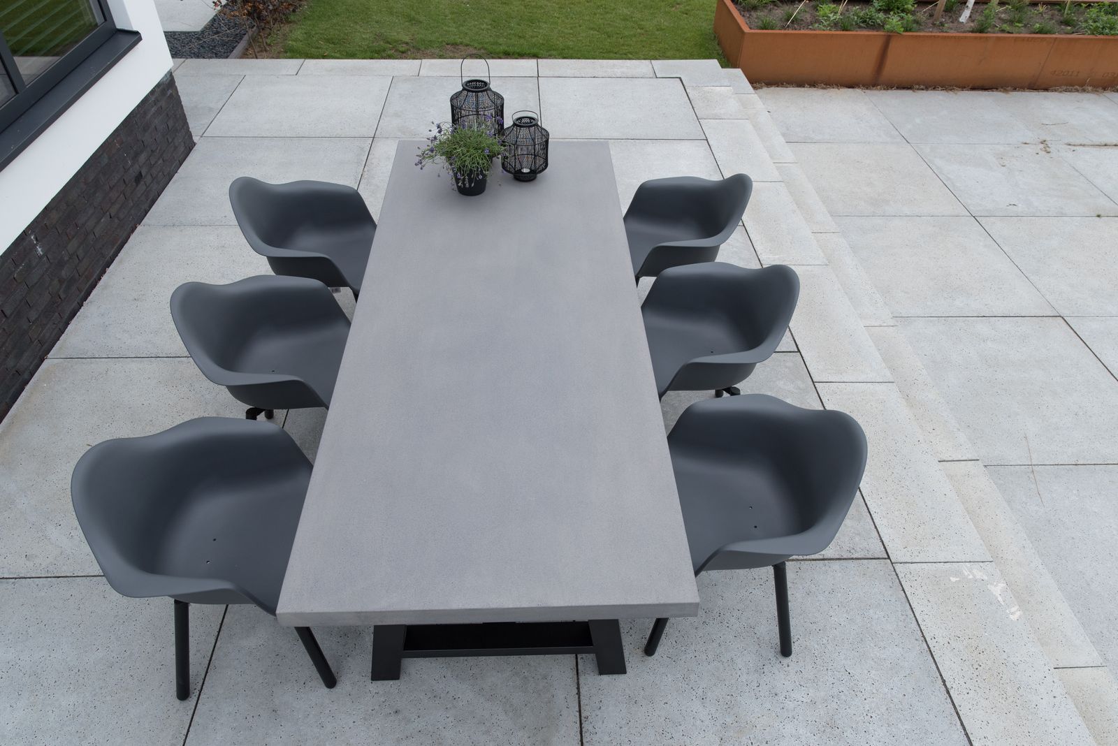 Tuinstoel / Kuipstoel Monti Antraciet - Industrieelinhuis.nl