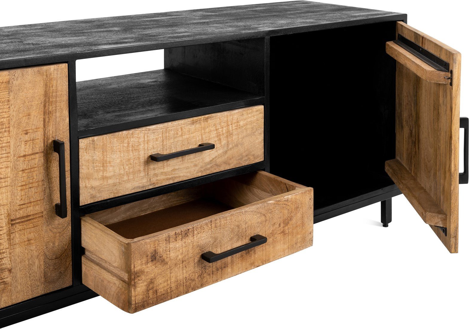 TV-meubel Sterre Mangohout 145x40x60cm