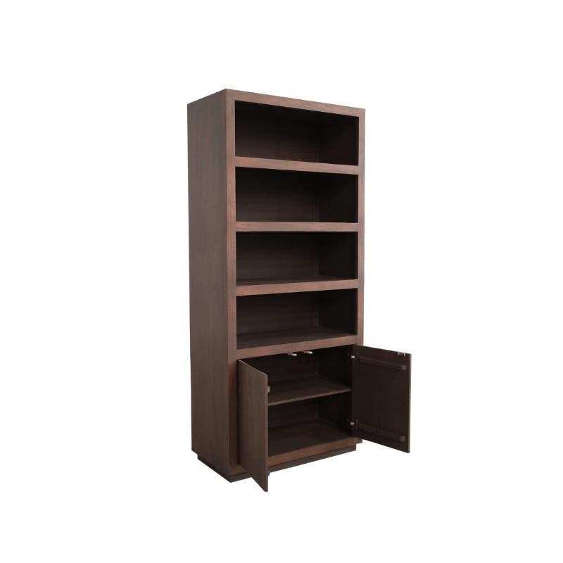 Boekenkast Eclipse Walnut | 90 cm - Industrieelinhuis.nl