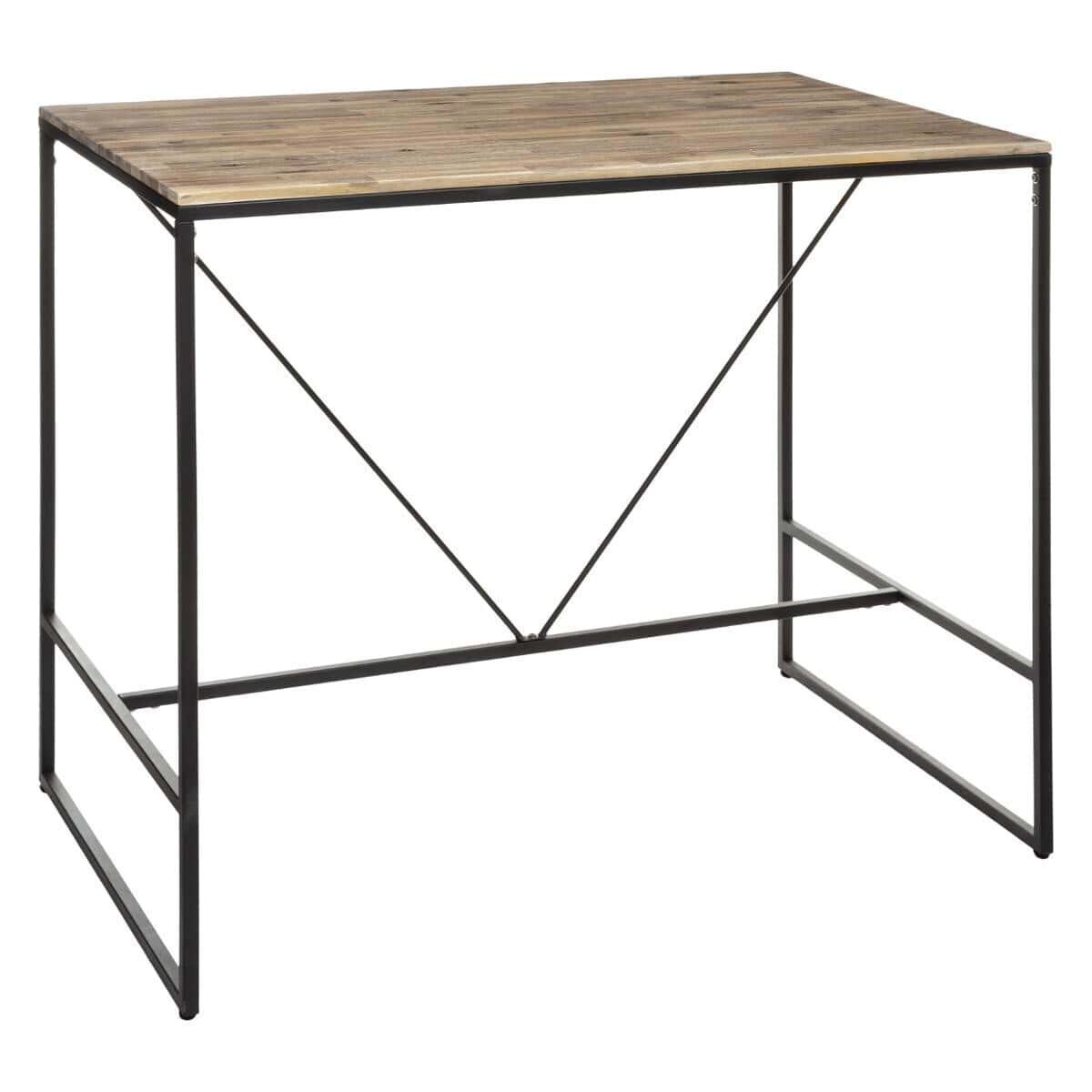 Eettafel "Edena", metaal & hout - Industrieelinhuis.nl