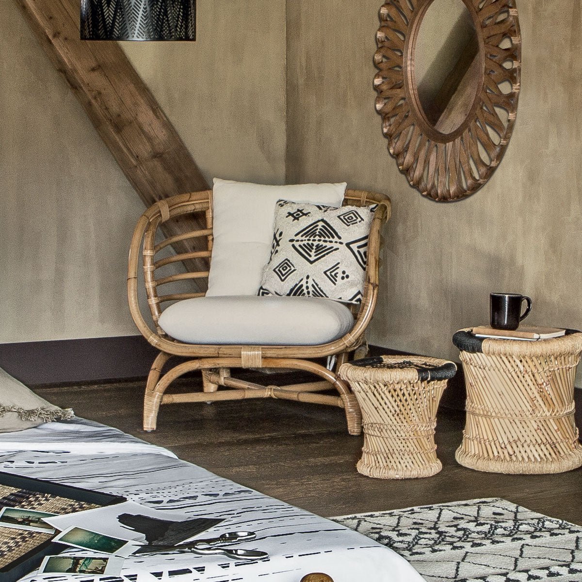 Farah rotan fauteuil – Handgemaakt, exclusief & altijd in stijl