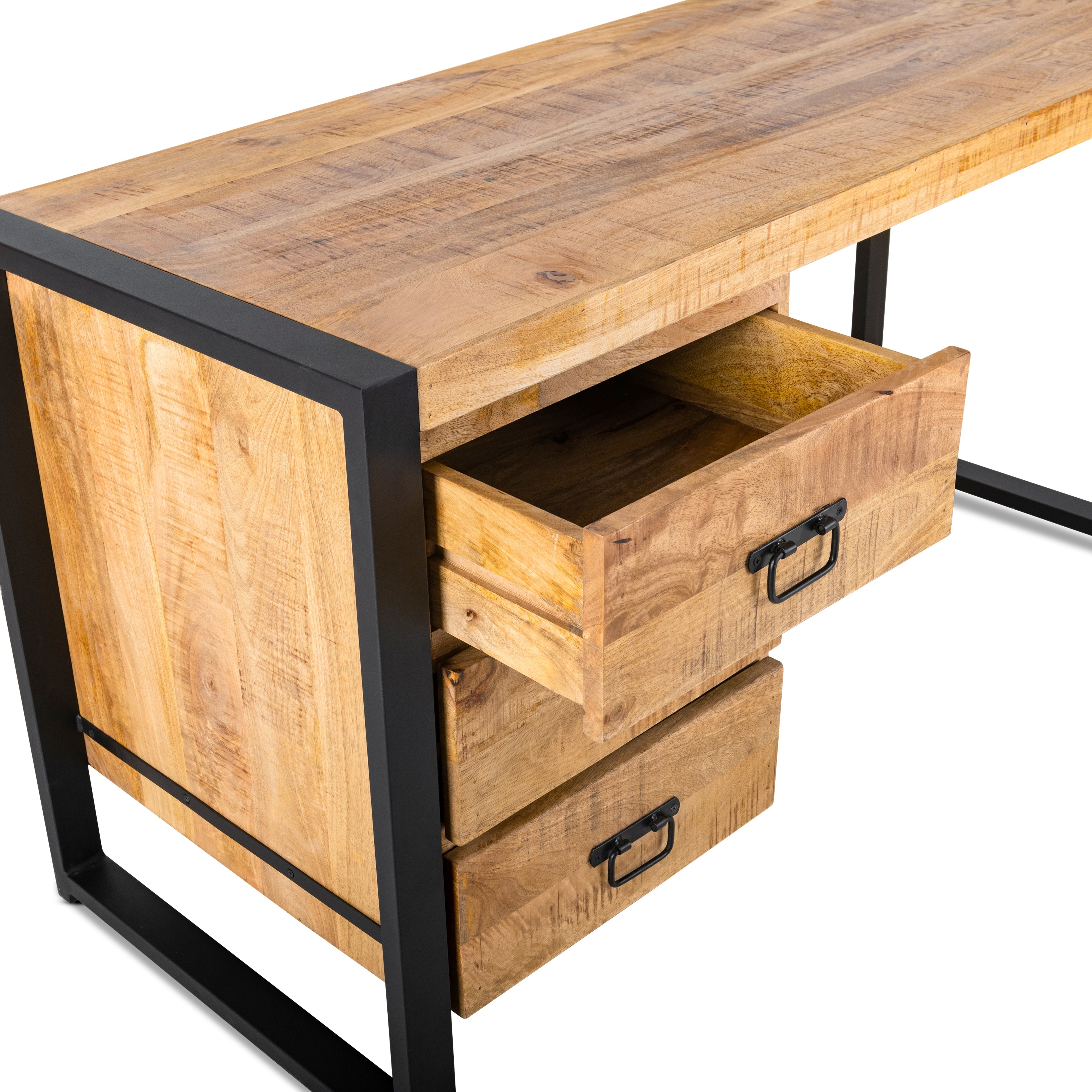 Britt Bureau met Lade Mangohout en Staal