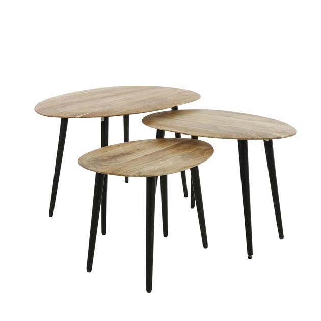 Salontafel Organic set/3