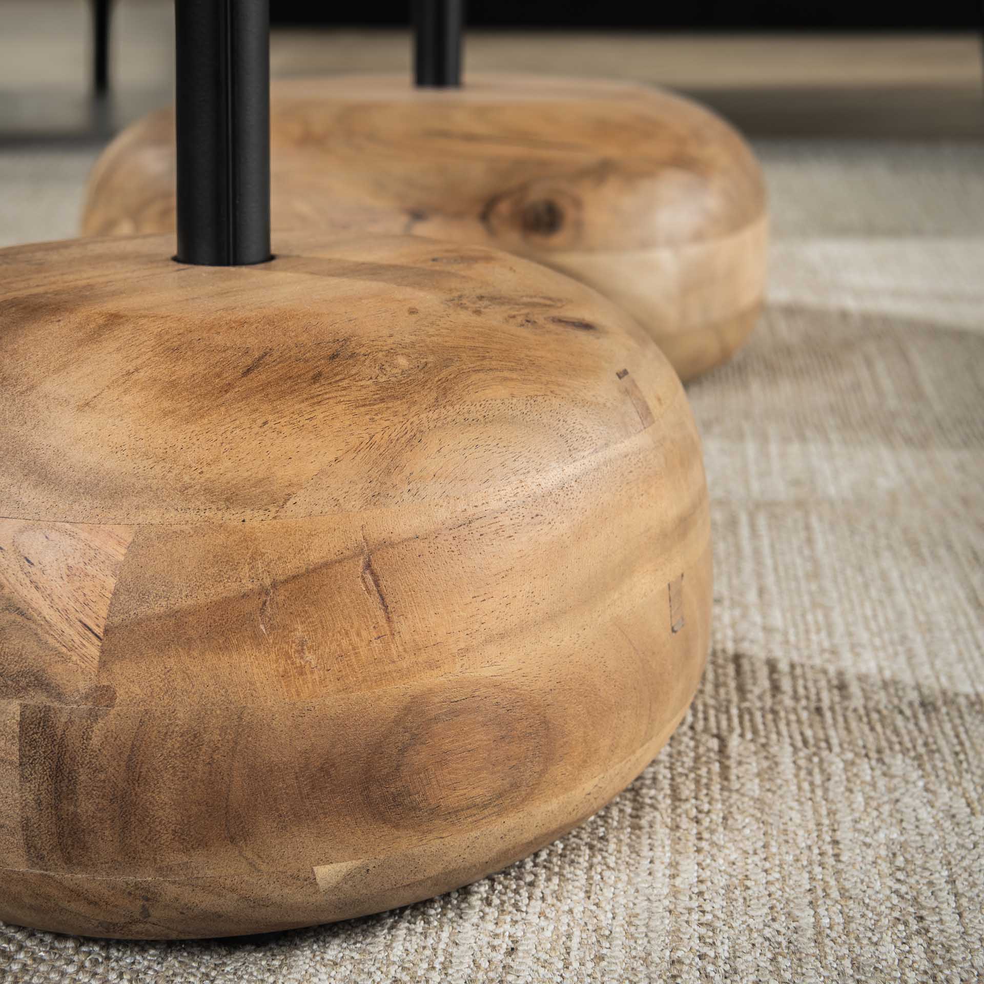 Salontafelset Triangel Zane - Industrieelinhuis.nl