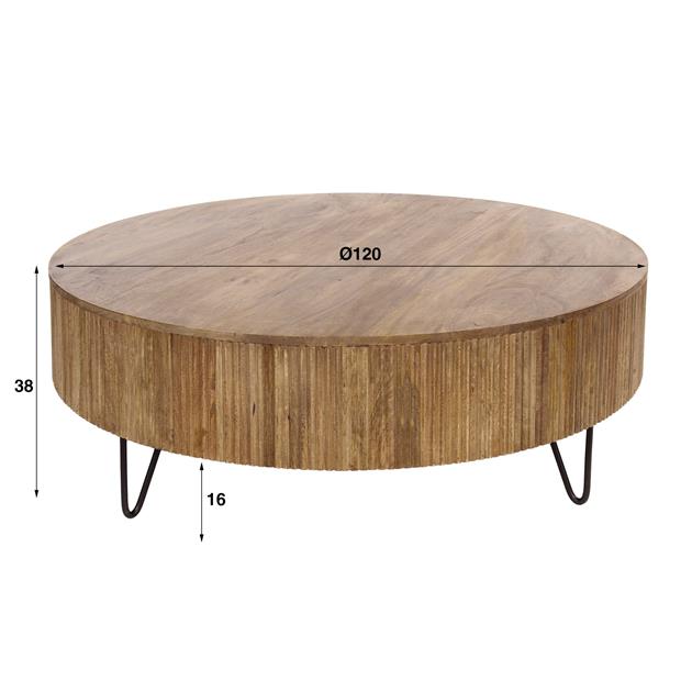 Salontafel Wave Ø120