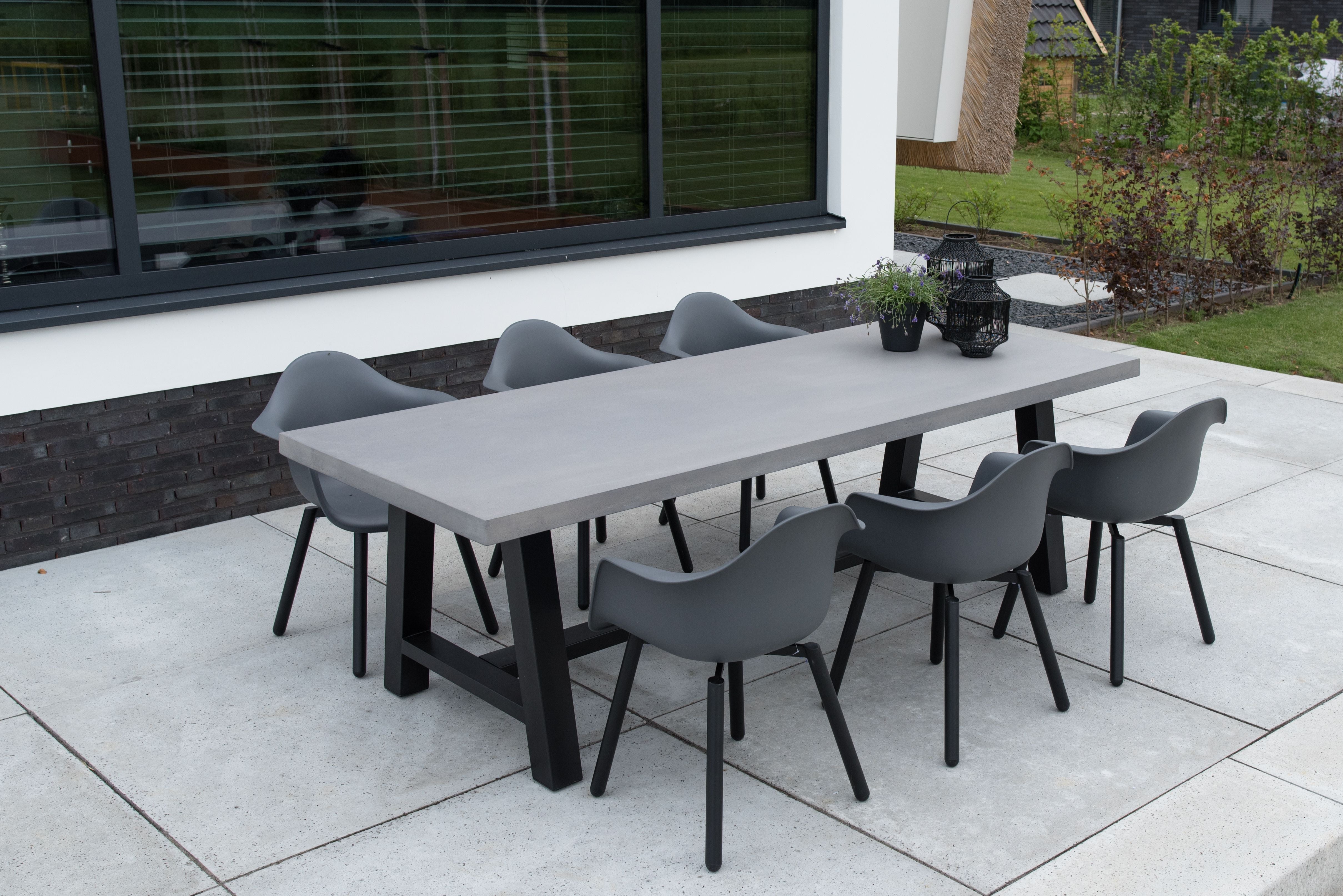 Tuinstoel / Kuipstoel Monti Antraciet - Industrieelinhuis.nl