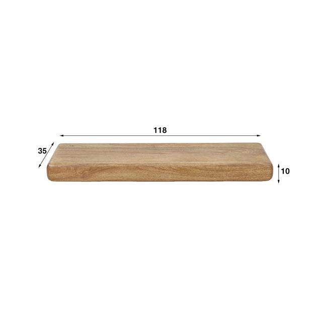Wandplank Sleek 118