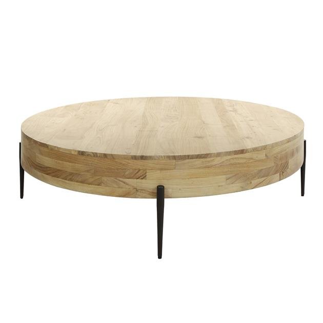 Salontafel Bulky Wood Ø120