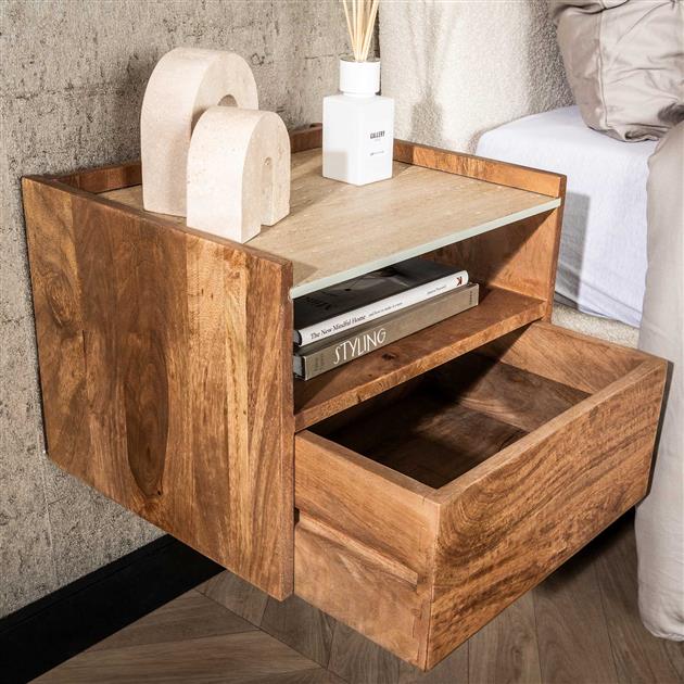 Nachtkastje Nuovo open vak 1L