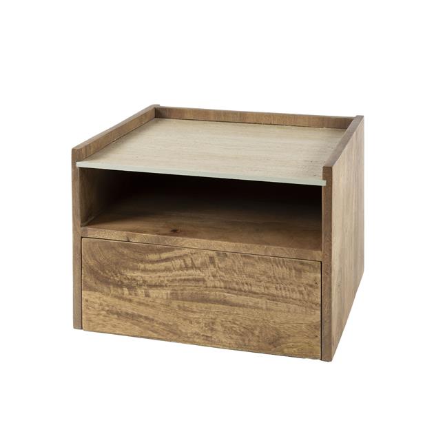 Nachtkastje Nuovo open vak 1L