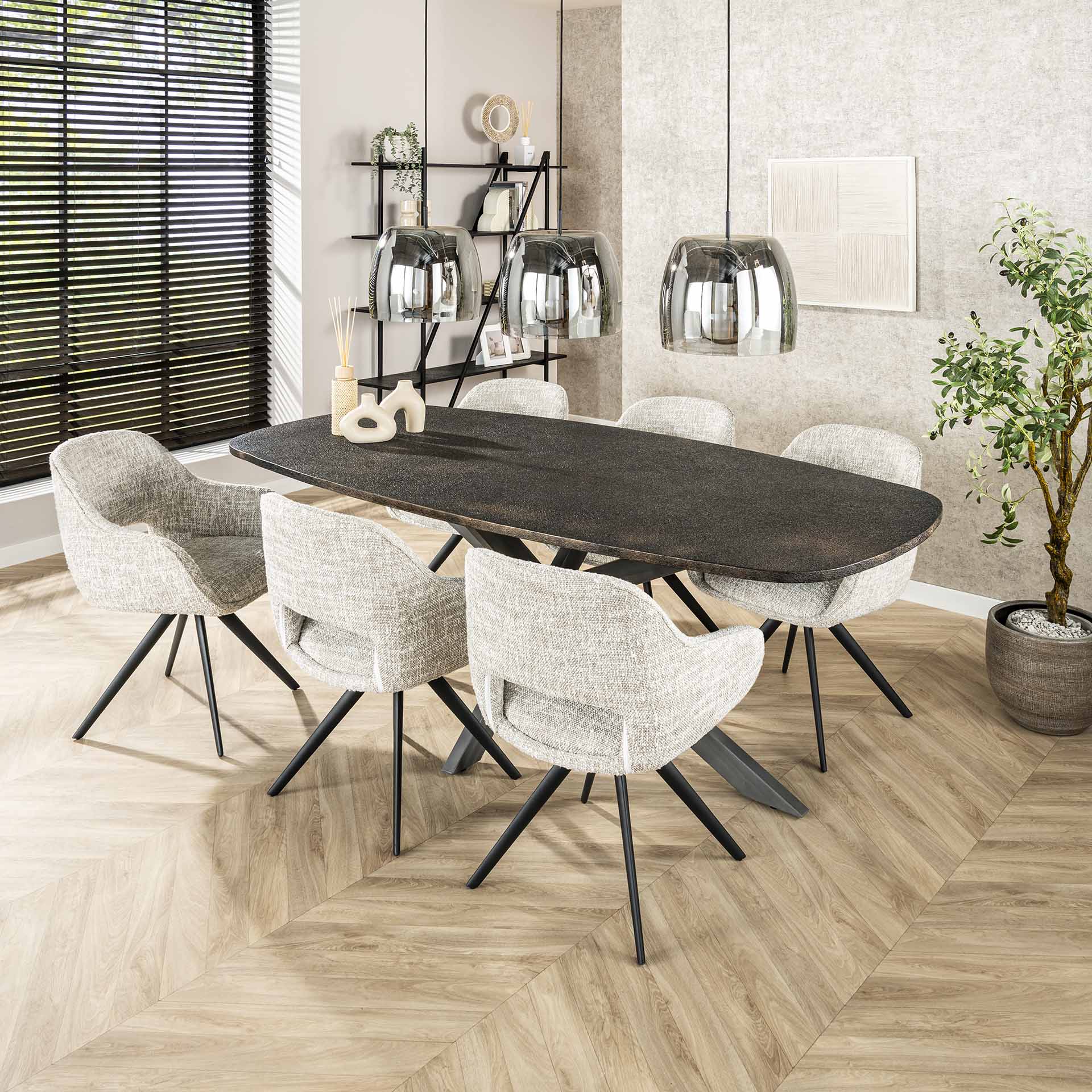 Eettafel Deens Dave 215cm - Industrieelinhuis.nl