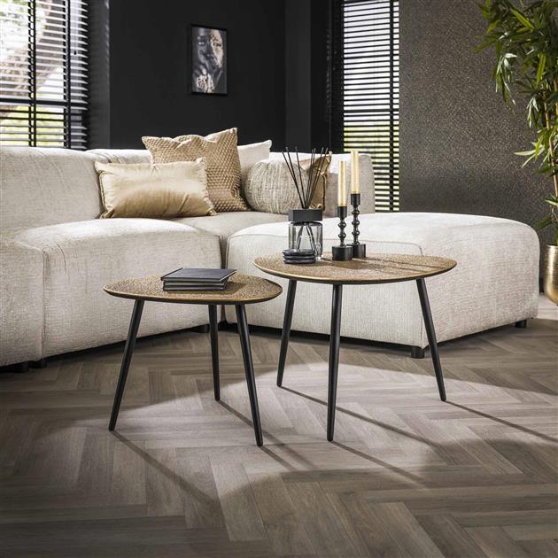 Salontafelset Driehoek Mira Goud