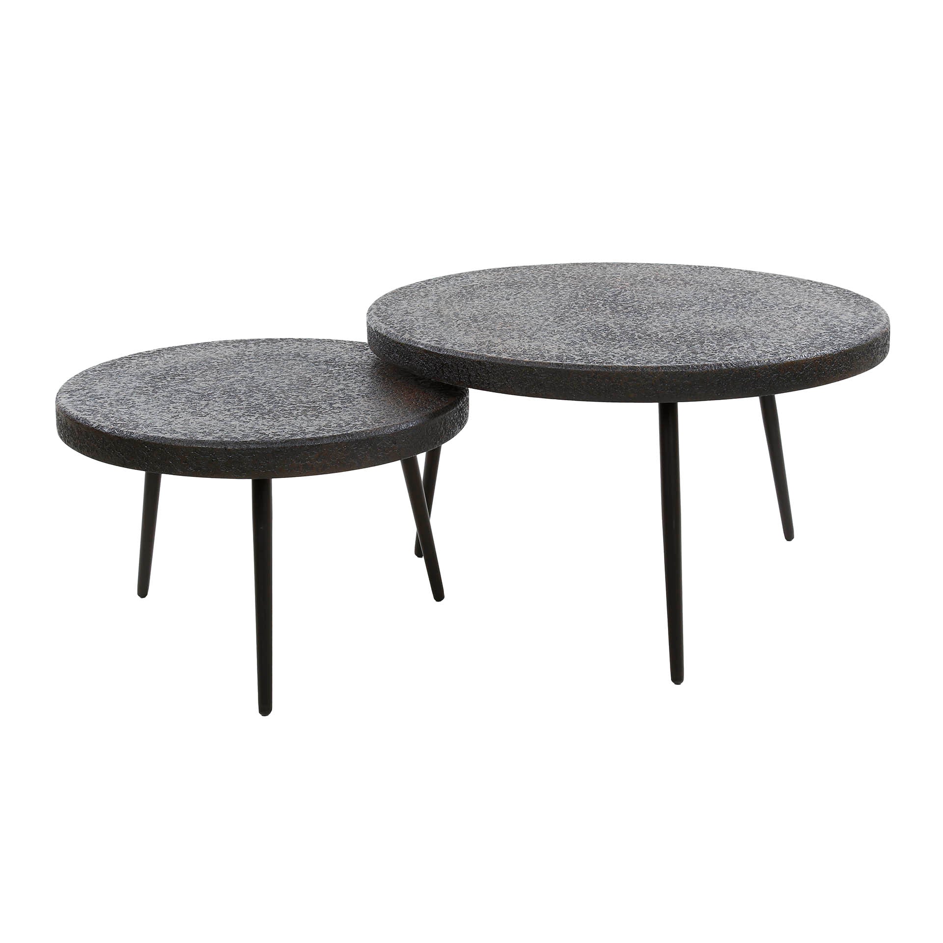 Salontafelset Buckley Rond Metallic