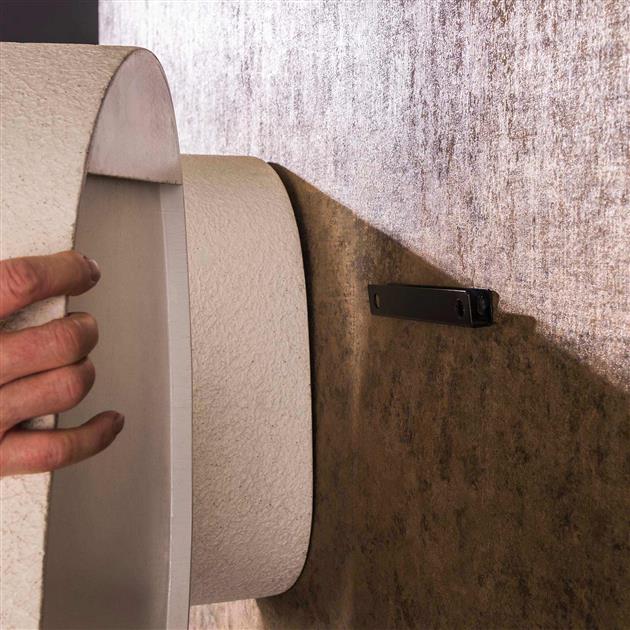 Wandschap Stone driehoekig