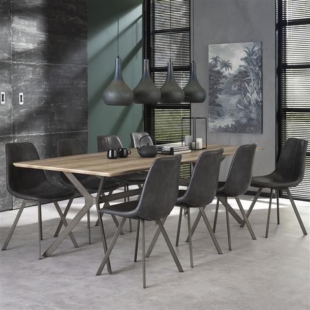 Eetkamerstoel Maddy Zwart - Industrieelinhuis.nl