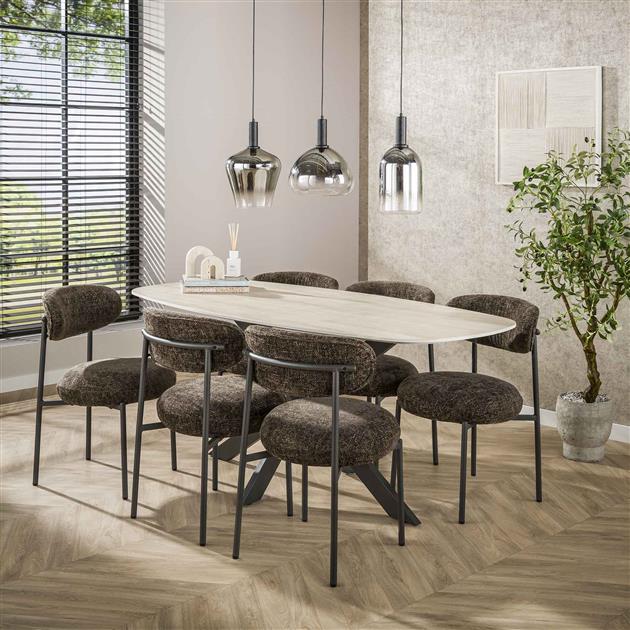 Eettafel Romano Cross 180