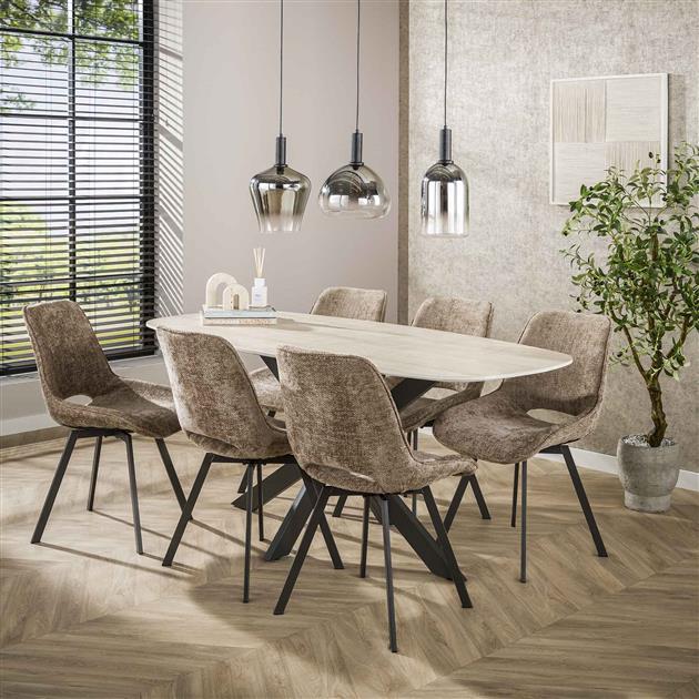 Eettafel Romano Cross 180