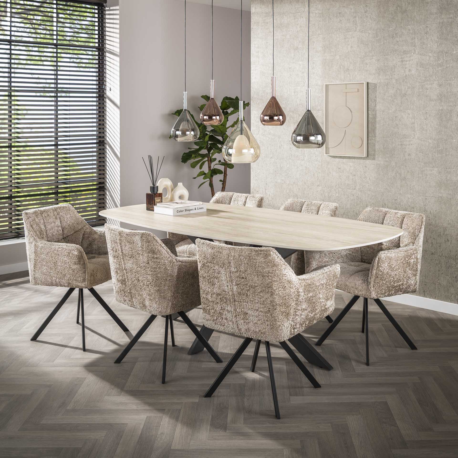 Armstoel Raster draaibaar (bestellen per 2)