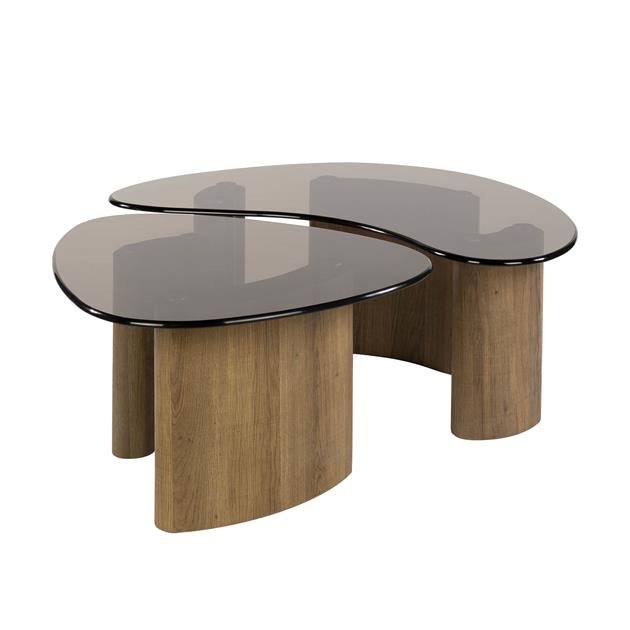 Salontafel Tinto organisch set/2