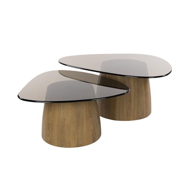 Salontafel Tinto driehoekig set/2