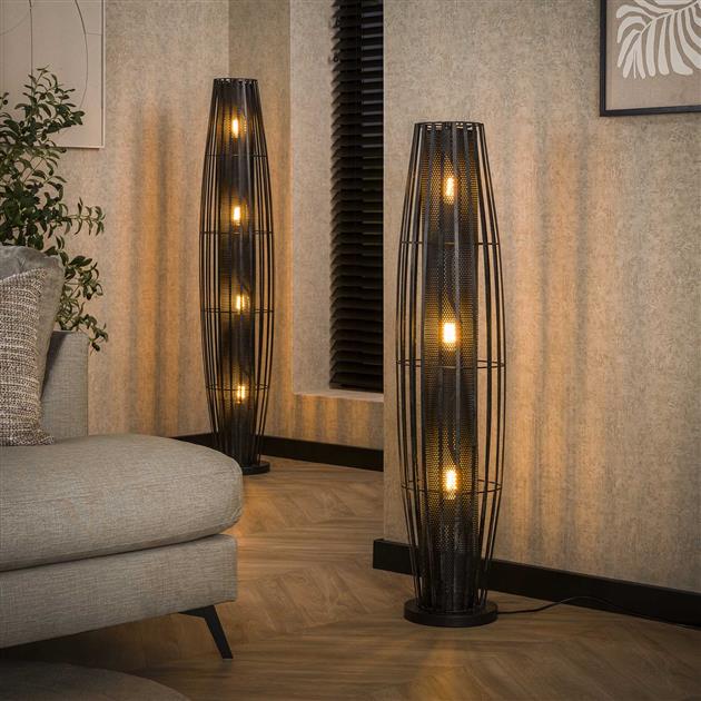 Vloerlamp Cylinder Mesh 3L 120