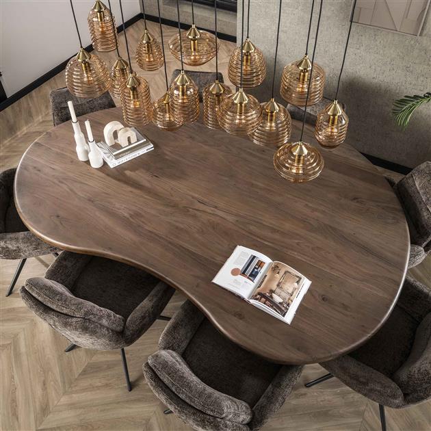 Hanglamp Rib Glass 5+5+5L