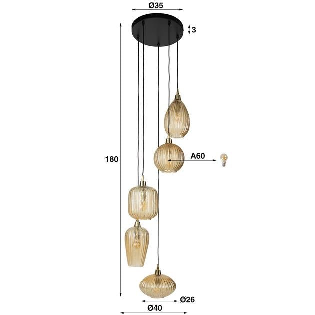 Hanglamp V-Shape 5L