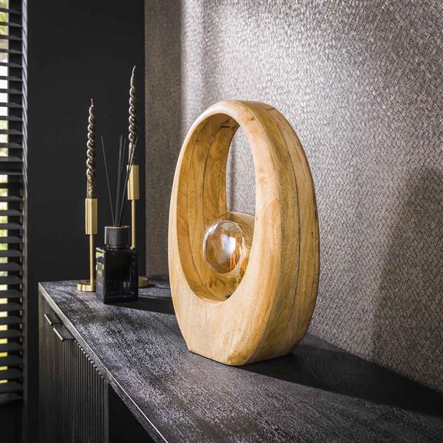 Tafellamp Arch Wood L 1L