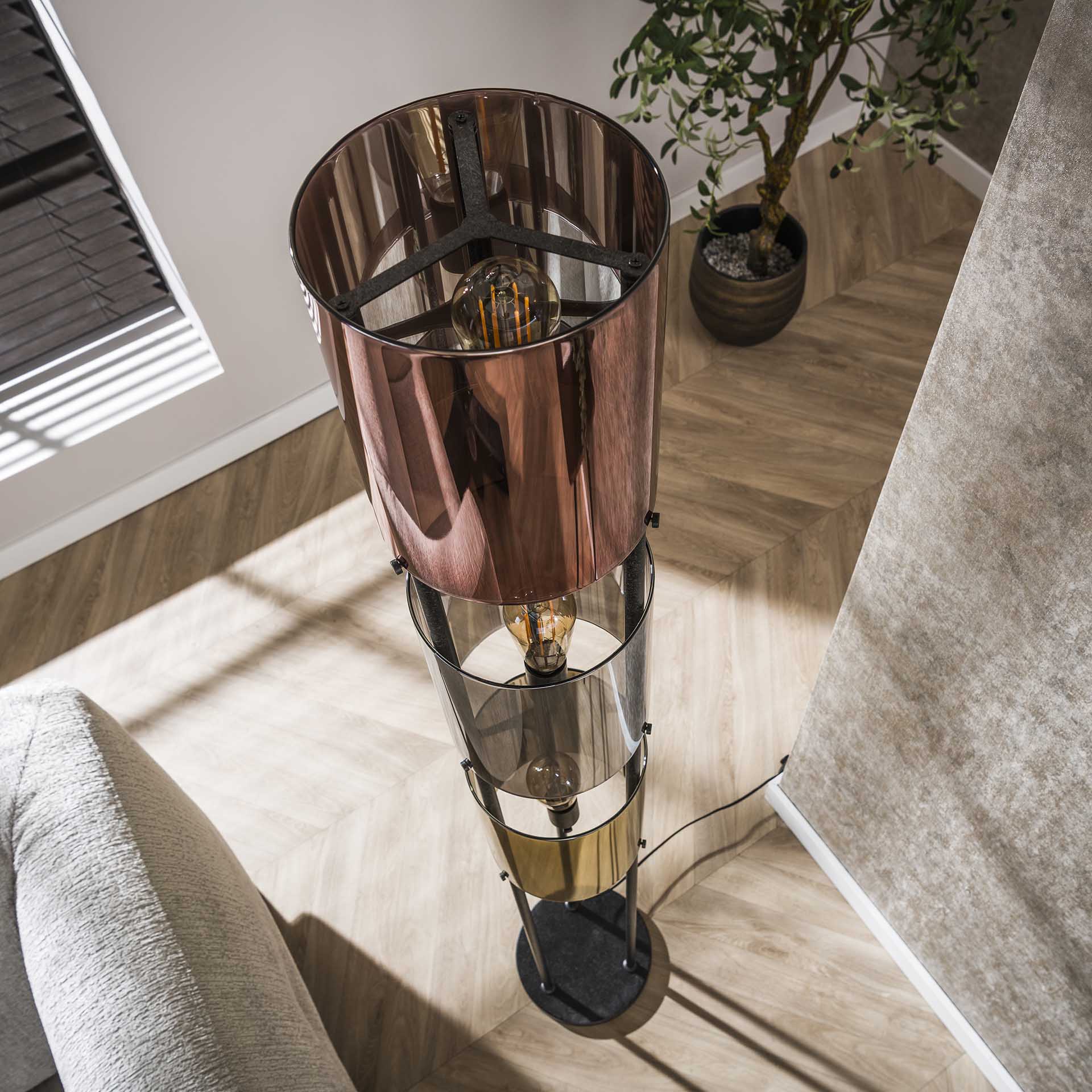 Vloerlamp 3L Lucente tricolore - Industrieelinhuis.nl