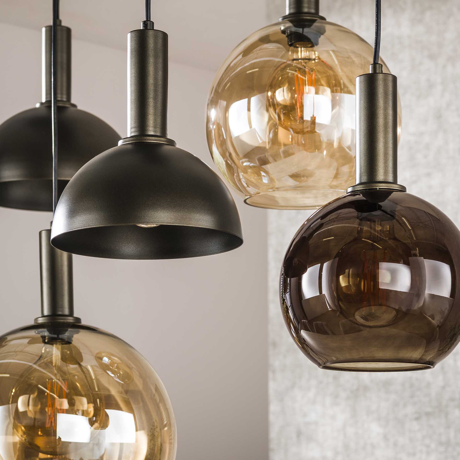Hanglamp Clyde 4+3 L - Industrieelinhuis.nl