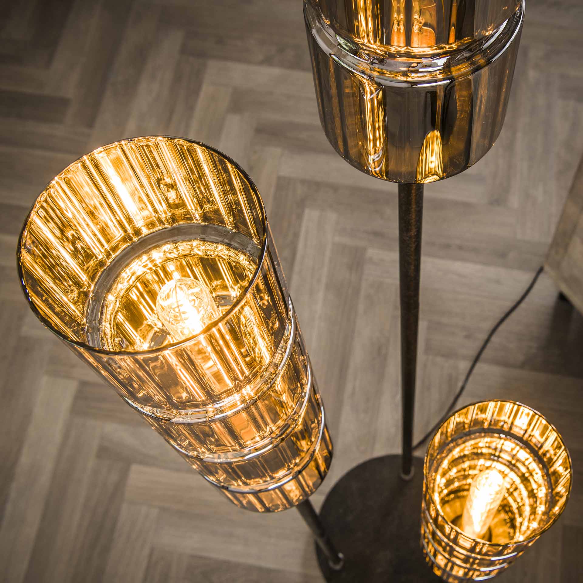 Vloerlamp Freddy 3L - Industrieelinhuis.nl