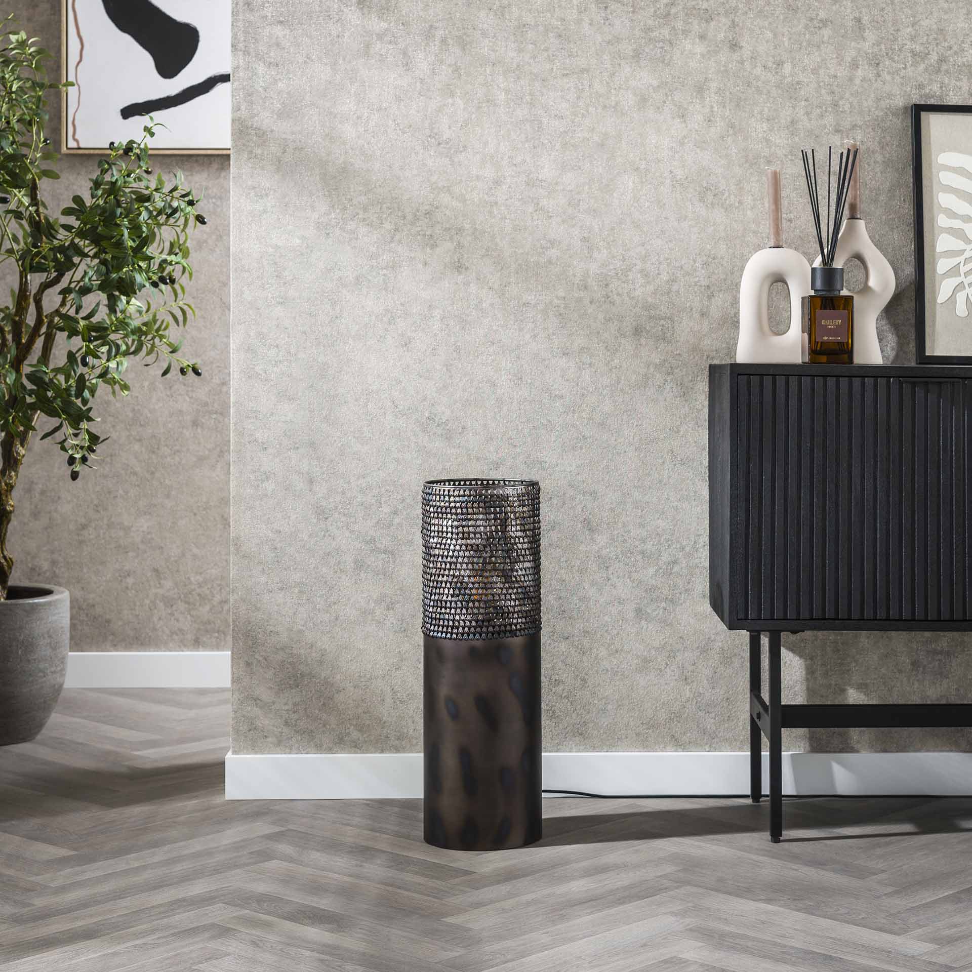 Vloerlamp Glow Ø20 cilinder 60cm - Industrieelinhuis.nl