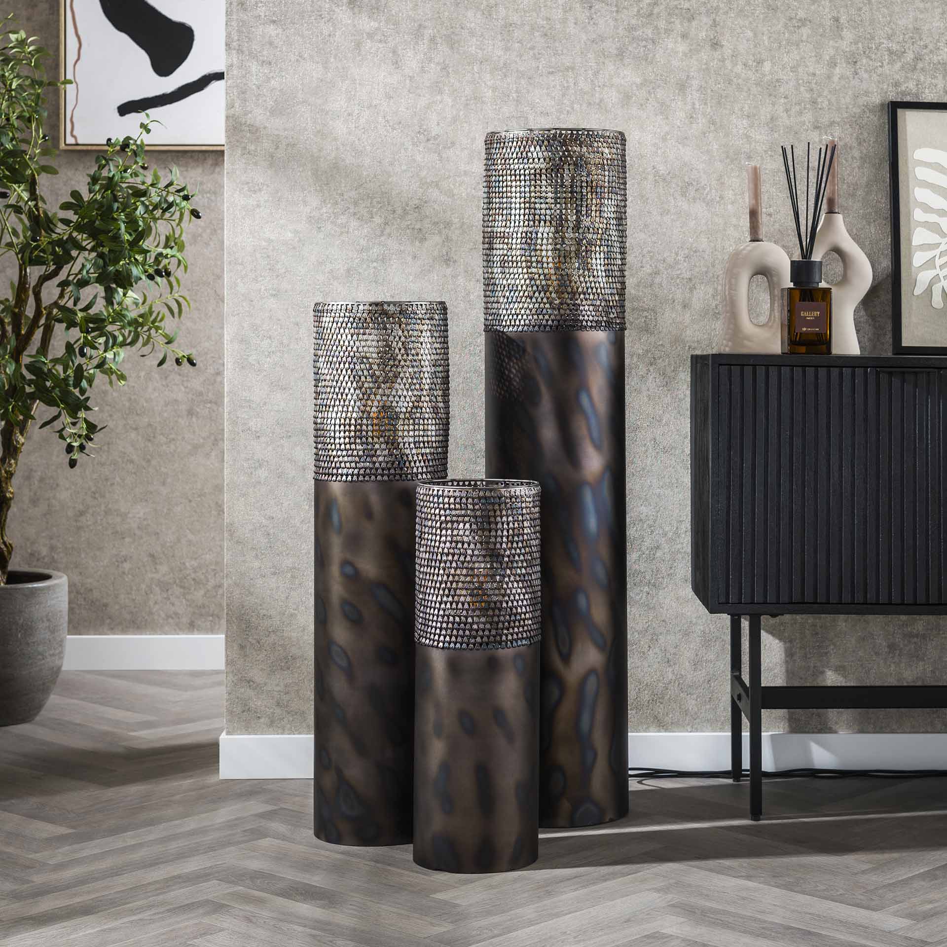 Vloerlamp Glow Ø20 cilinder 60cm - Industrieelinhuis.nl