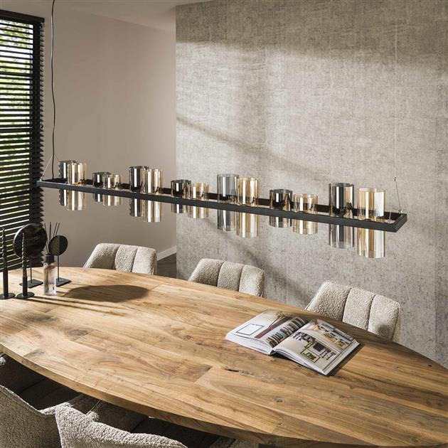 Hanglamp Cylinder Glass 14L