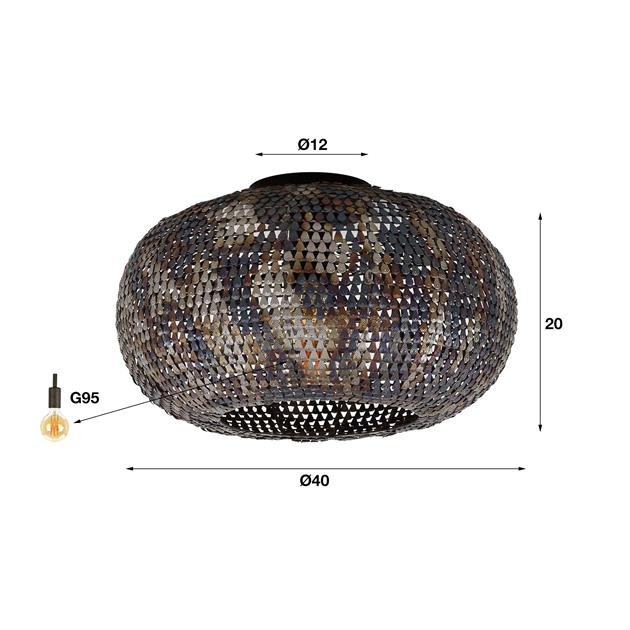 Plafondlamp Armor 1L