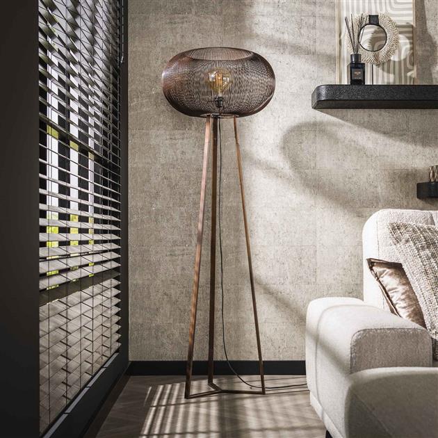 Vloerlamp Copper Twist 1L