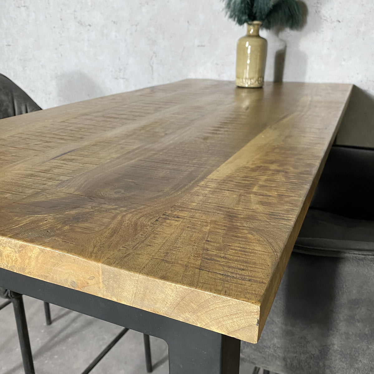 Bartafel Industrieel | Boomstam bartafels | 135x65x105cm