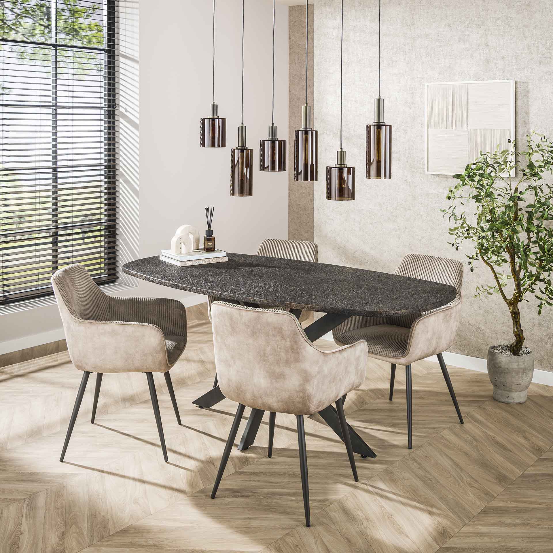 Eettafel Deens Dave 180cm