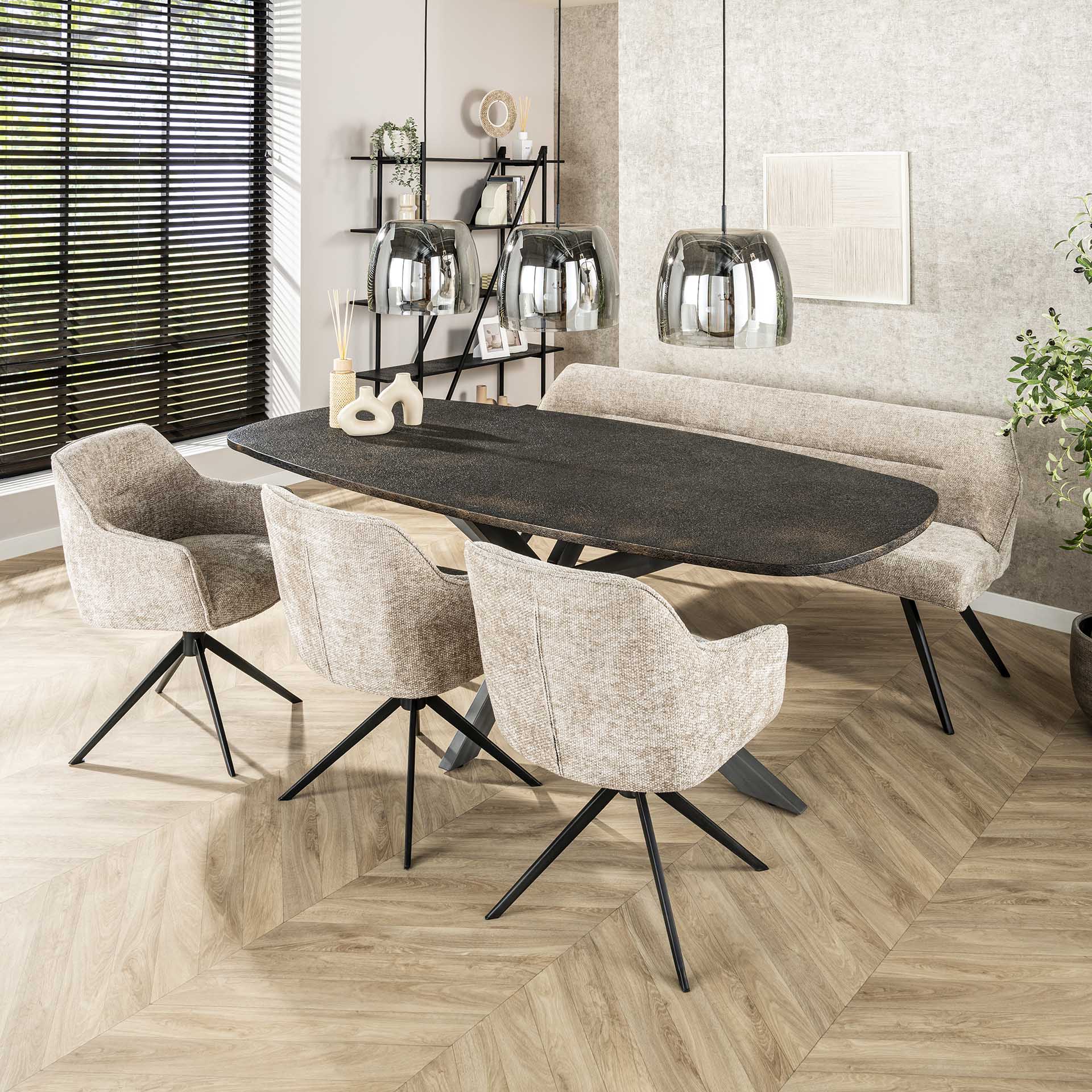 Eettafel Deens Dave 215cm