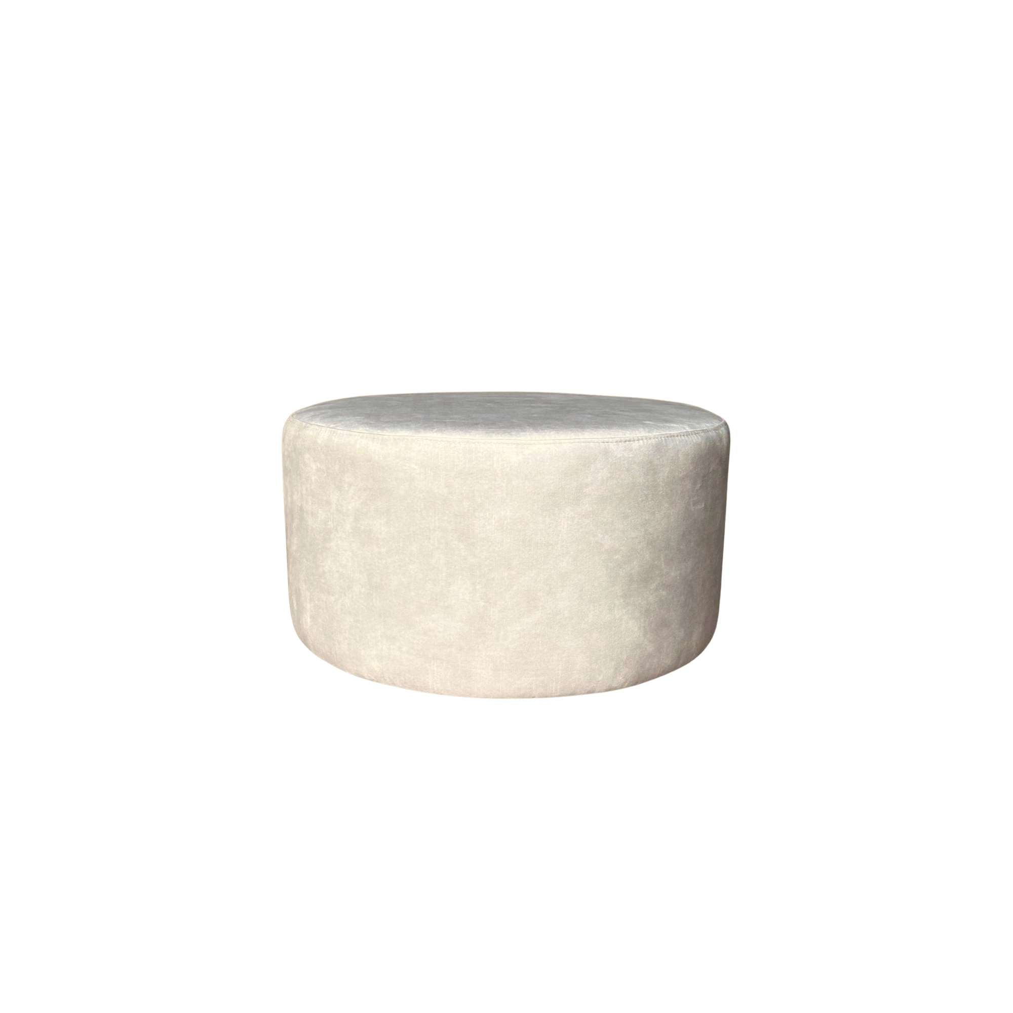 Hocker Rond Creme 60 cm - Industrieelinhuis.nl