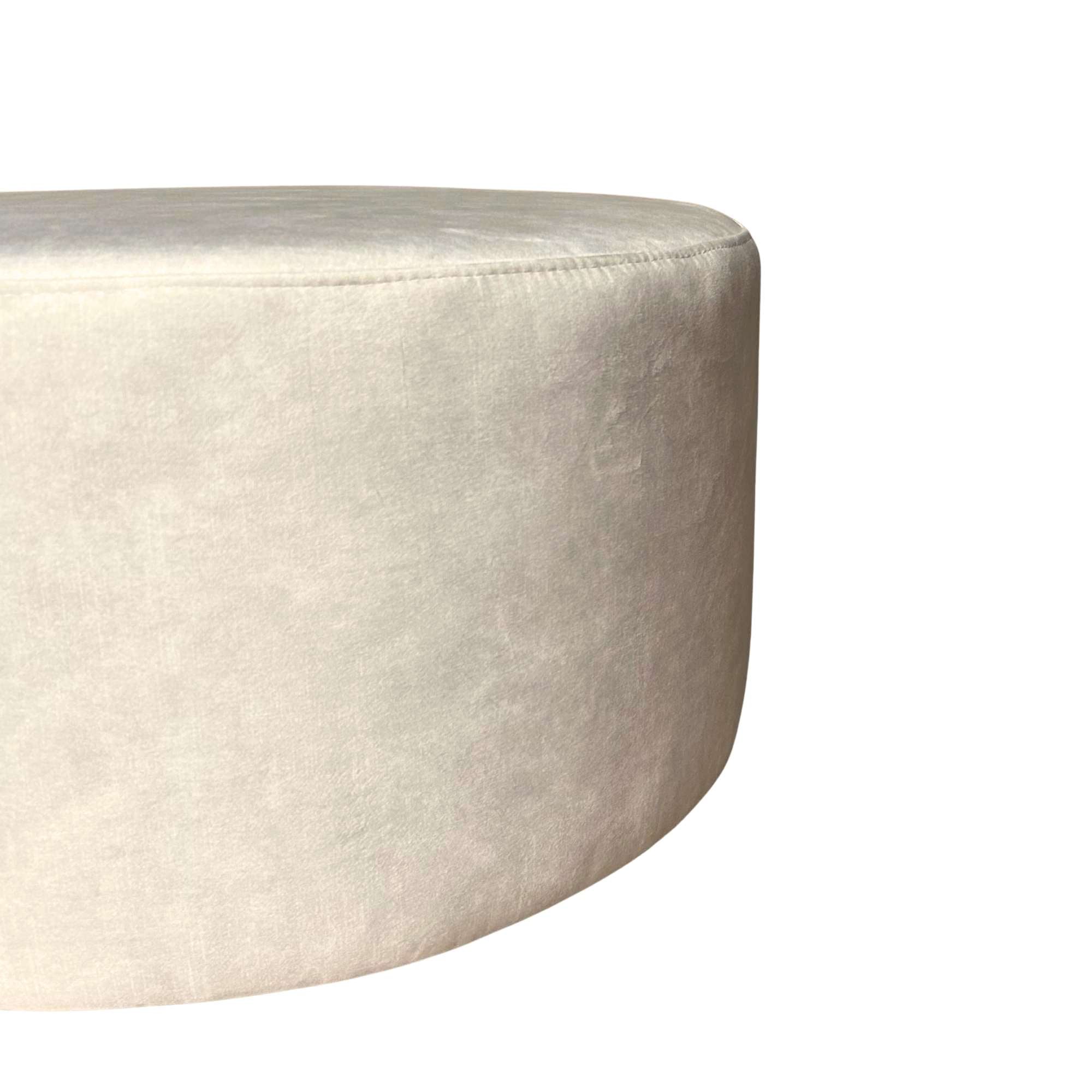 Hocker Rond Creme 60 cm - Industrieelinhuis.nl