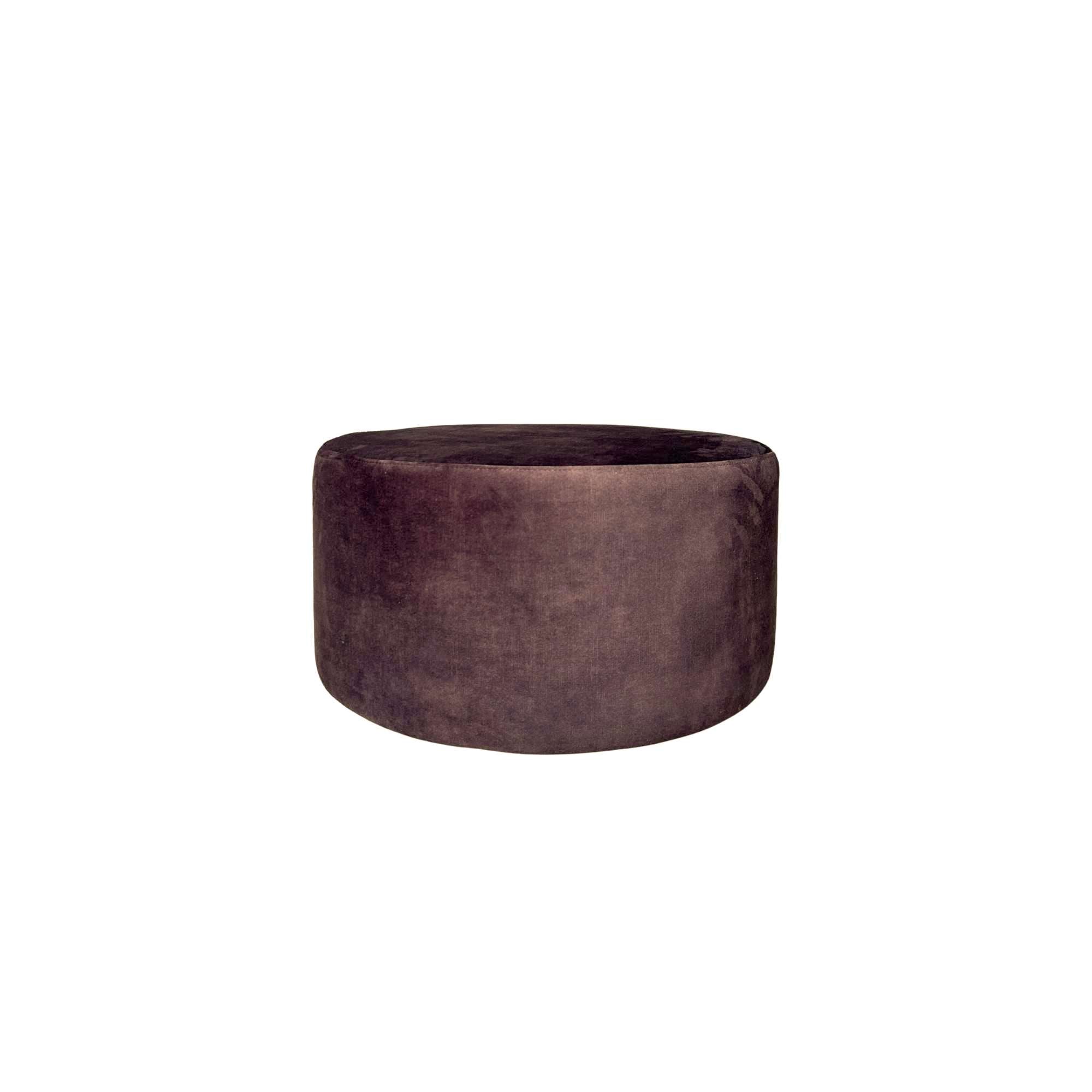 My Sofa Hocker | Rond | 60 cm | Adore 108 |  Brown - Industrieelinhuis.nl