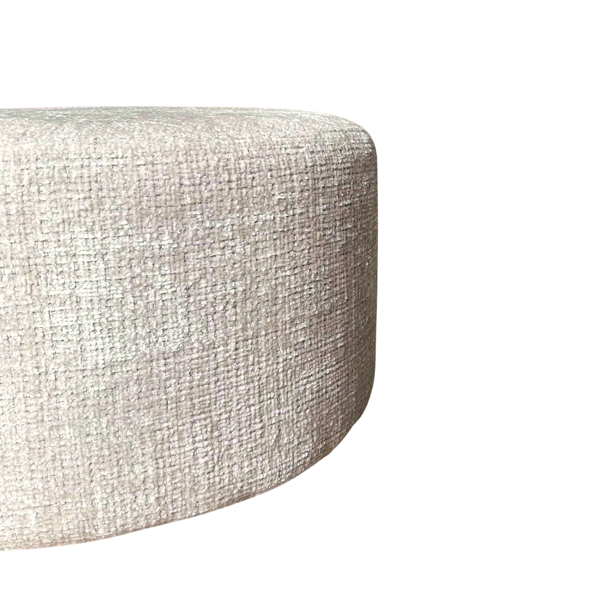 My Sofa Hocker | Rond | 60 cm | Cremona 02 | Beige - Industrieelinhuis.nl
