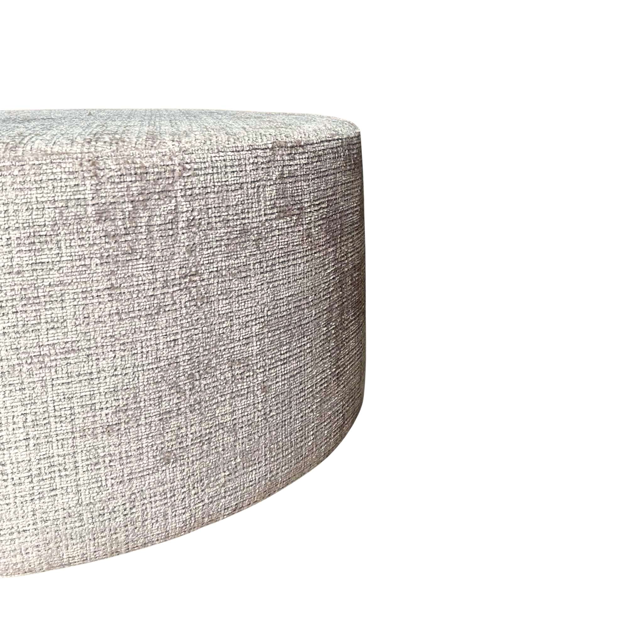 My Sofa Hocker | Rond | 80 cm | Cremona 02 |  Beige - Industrieelinhuis.nl